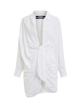 Bahia Sash Dress in White
