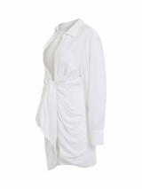 Bahia Sash Dress in White