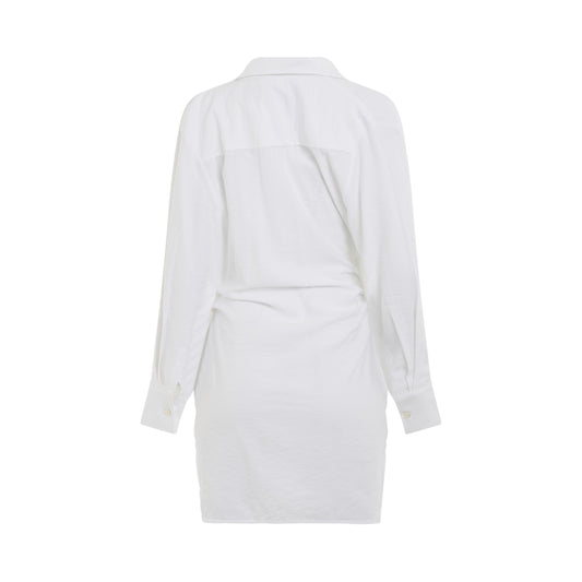 Bahia Sash Dress in White