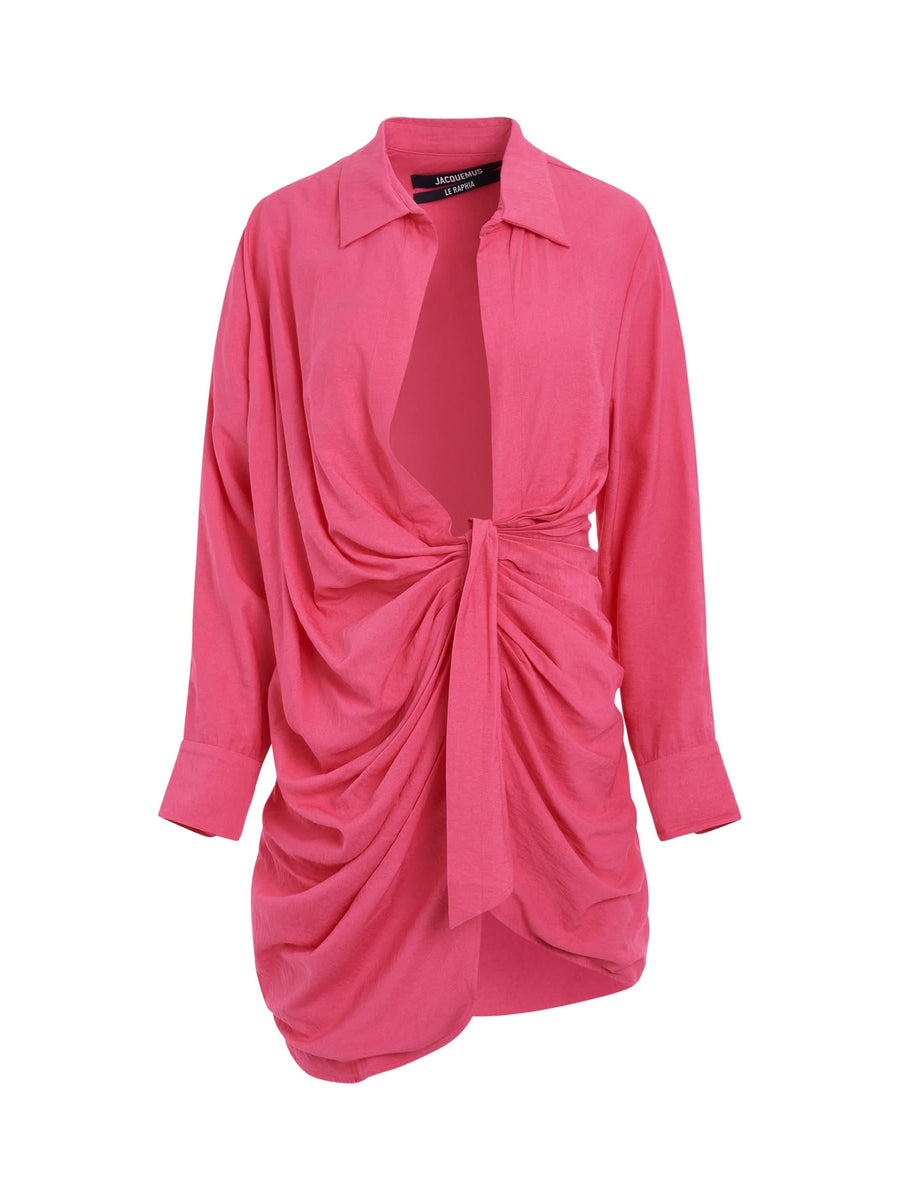 Bahia Sash Dress in Pink