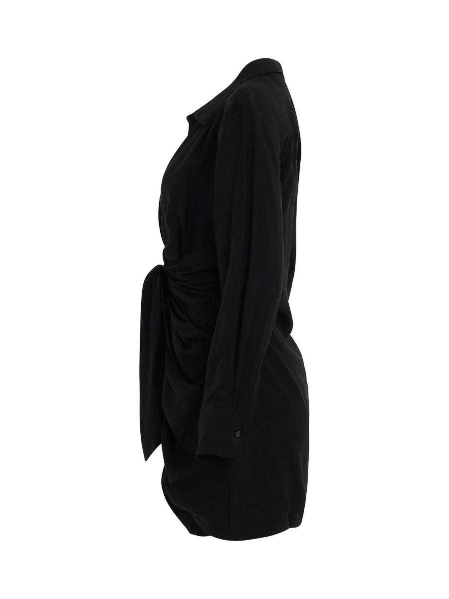 Bahia Sash Dress in Black