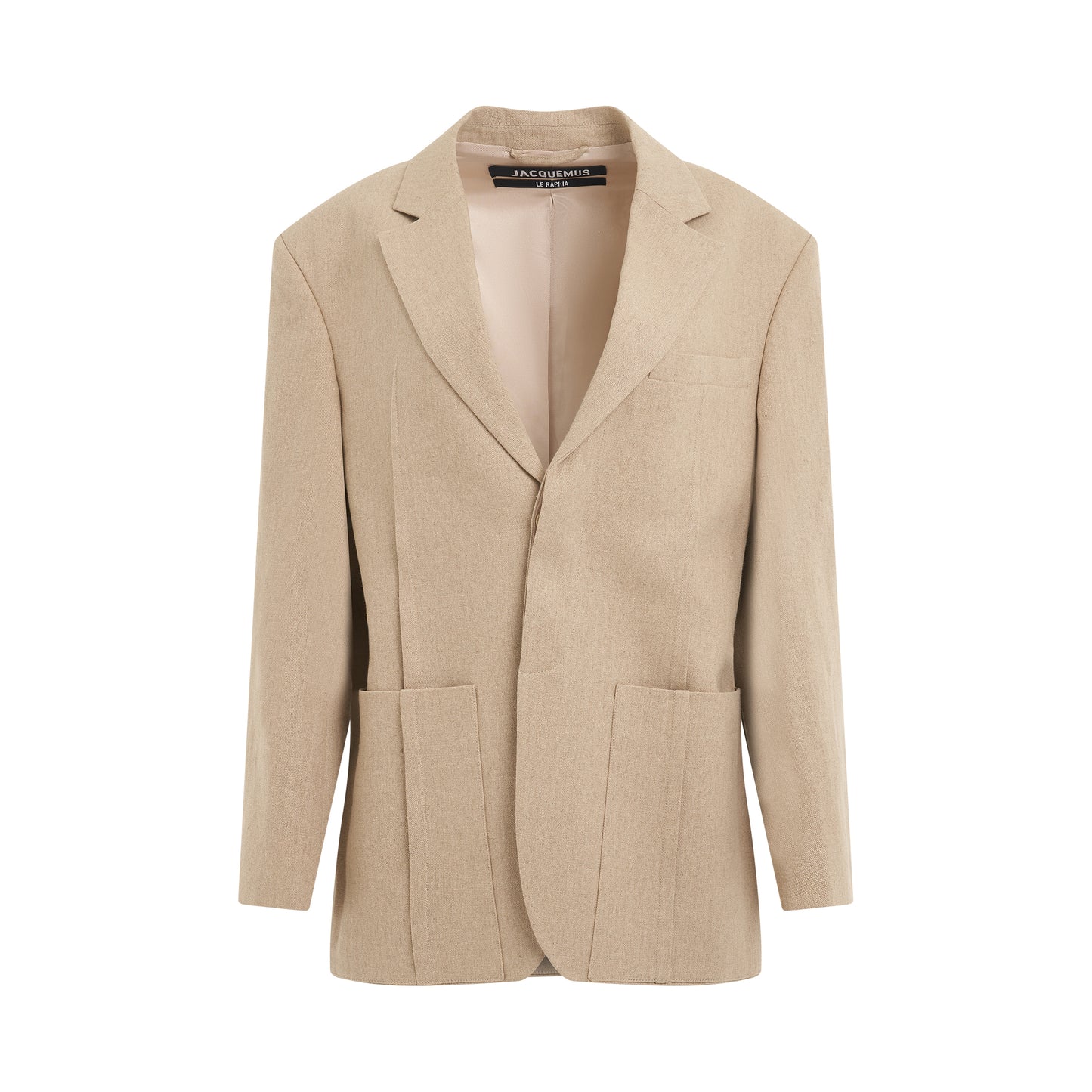 D'Homme Square Jacket in Beige