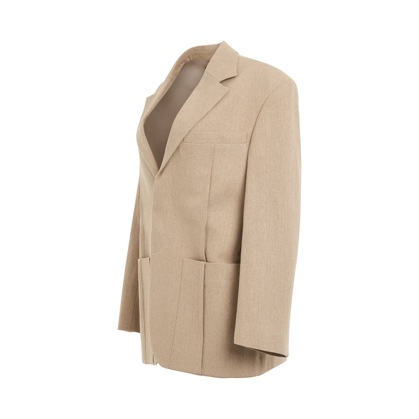 D'Homme Square Jacket in Beige