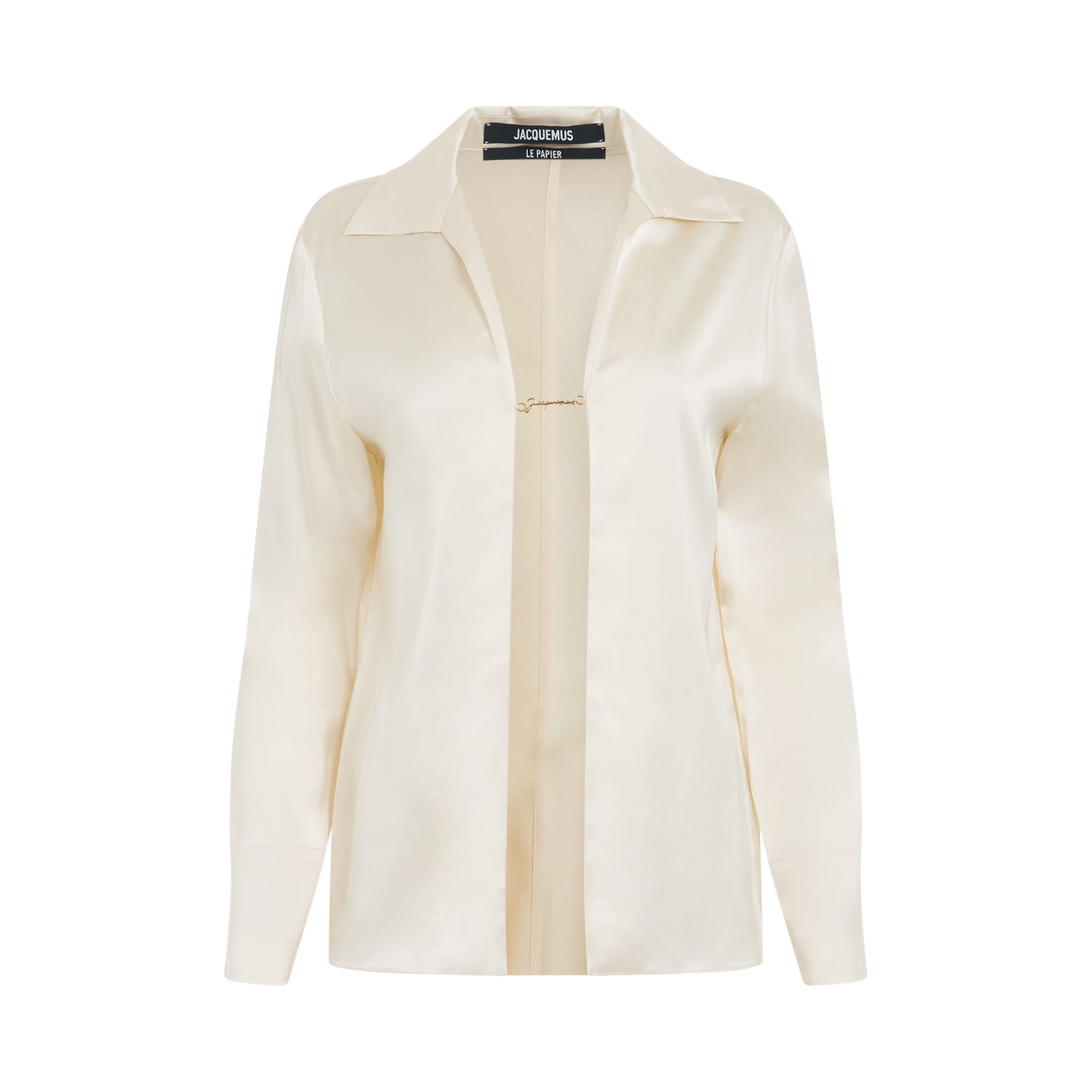 Notte Open Charm Shirt in Off-White