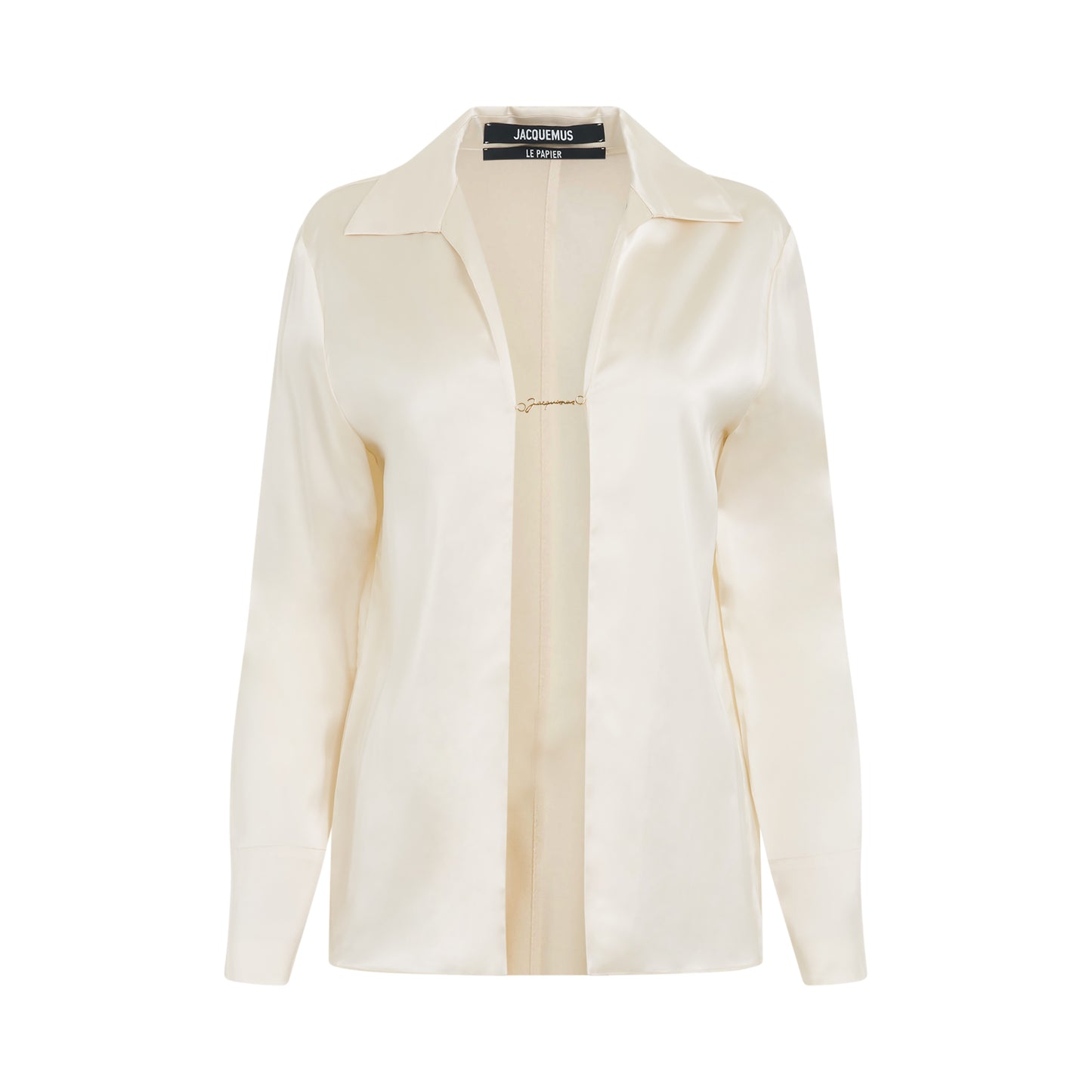 Notte Open Charm Shirt in Off-White