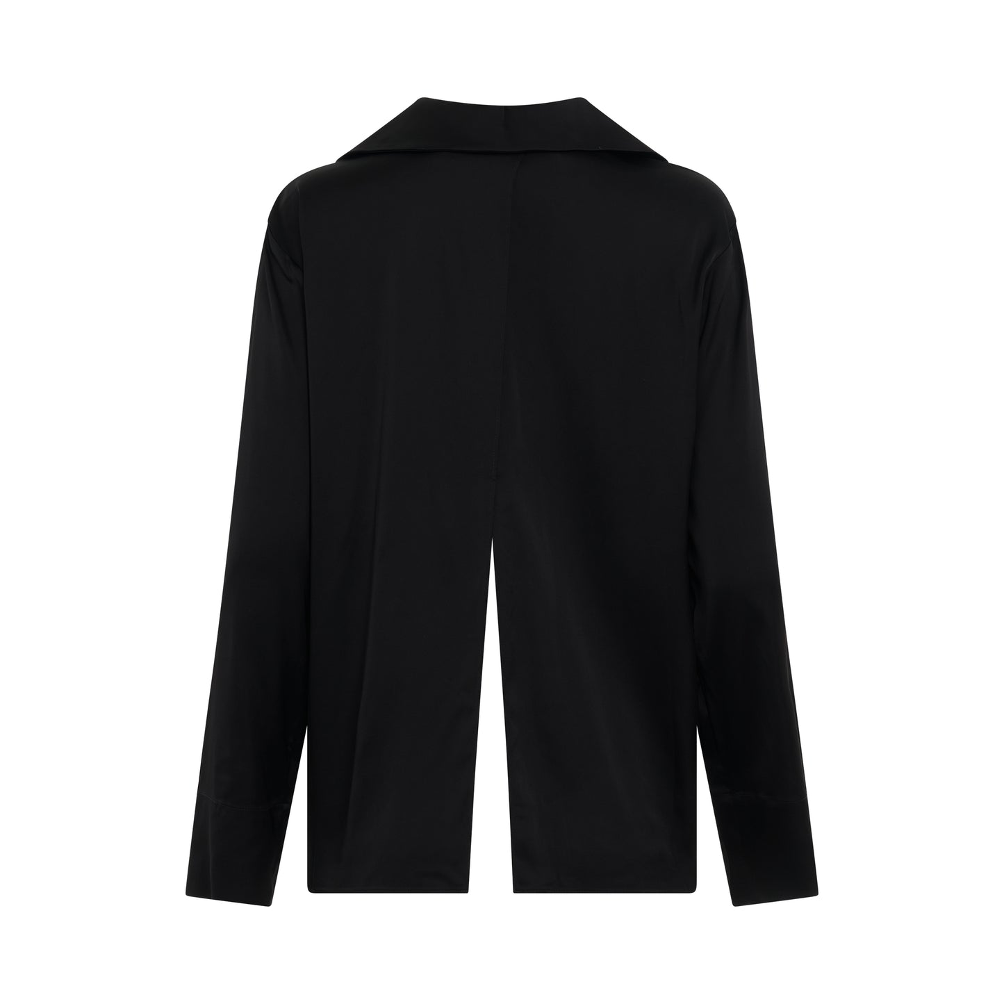 Notte Open Charm Shirt in Black