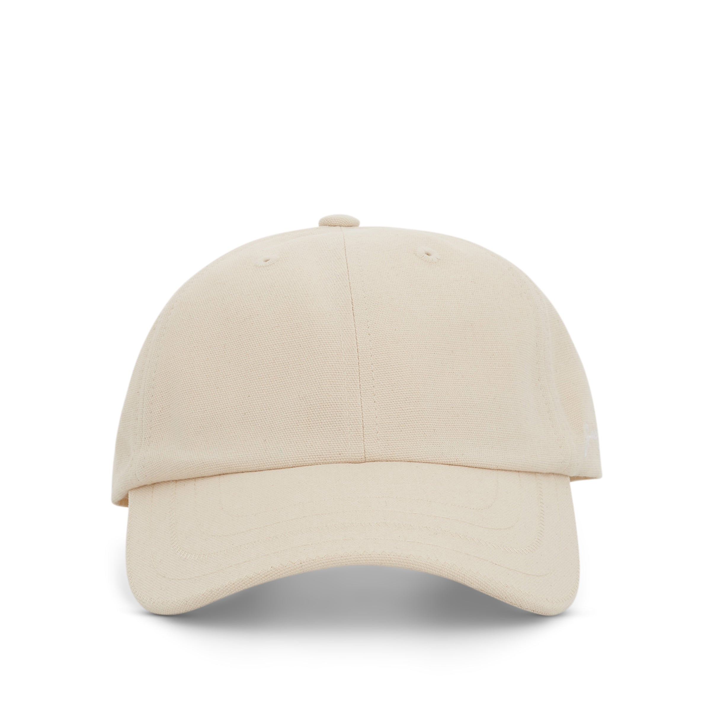 Jacquemus Signature Cap in Off-White