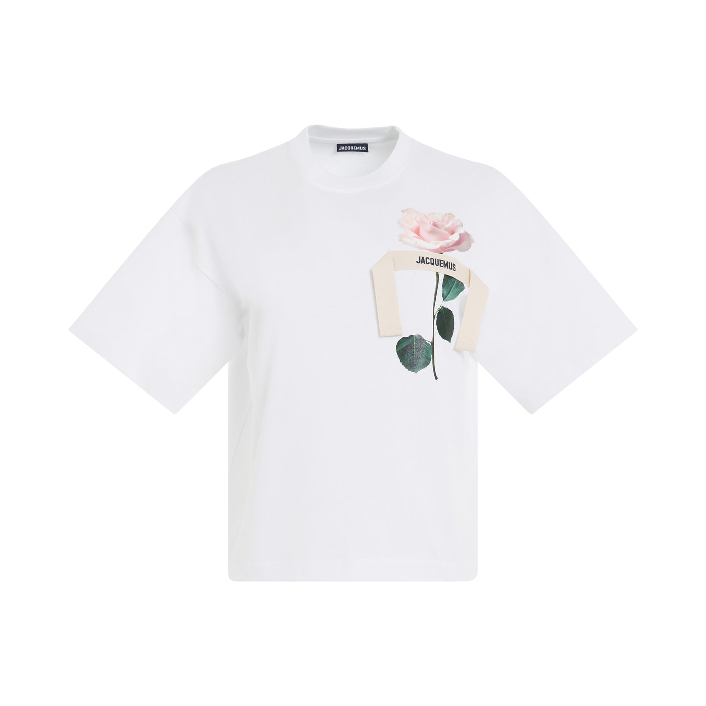 Rose T-shirt in White