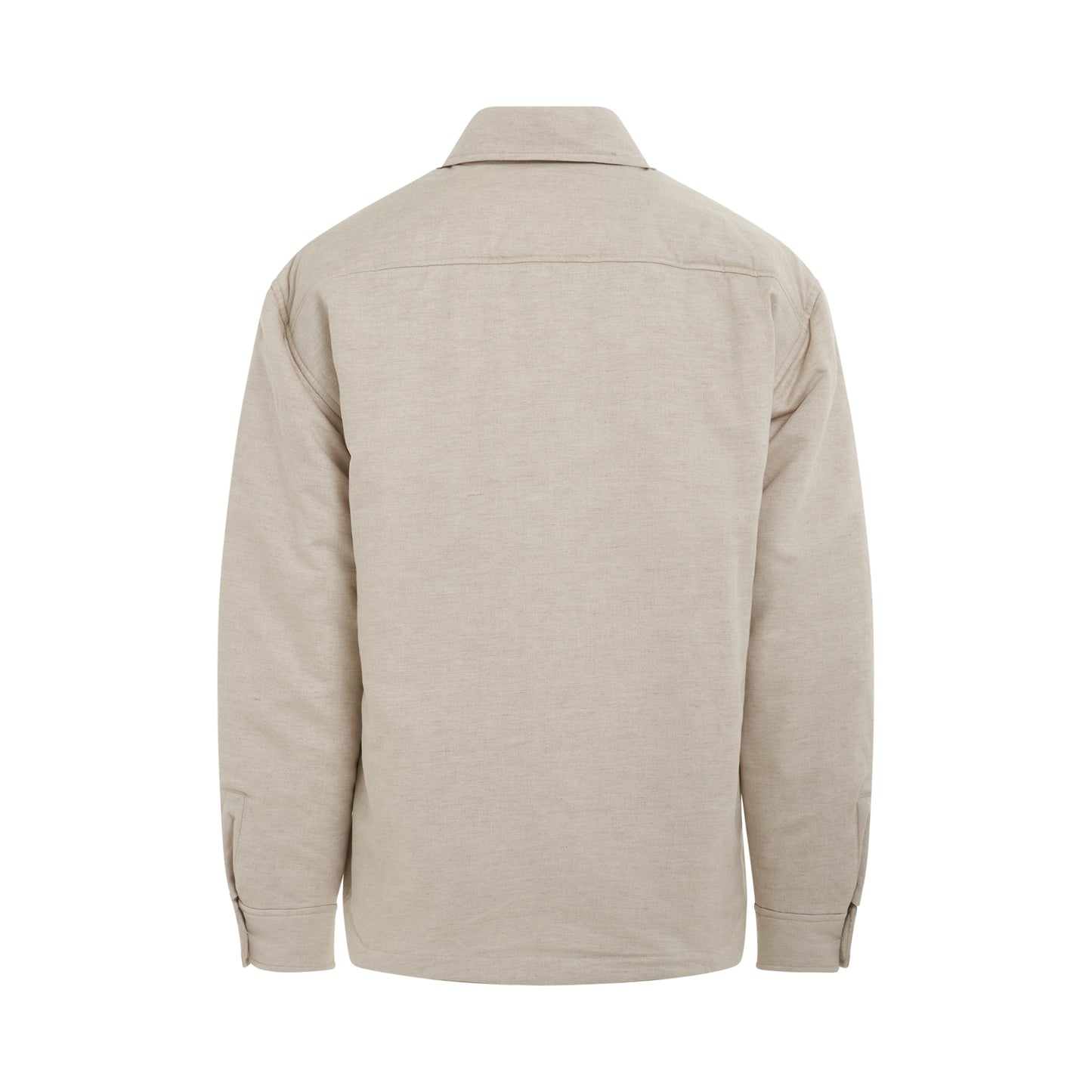 Boulanger Puffed Overshirt in Light Beige