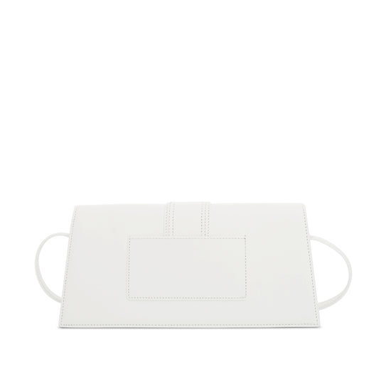 Le Bambino Long Leather Bag in White