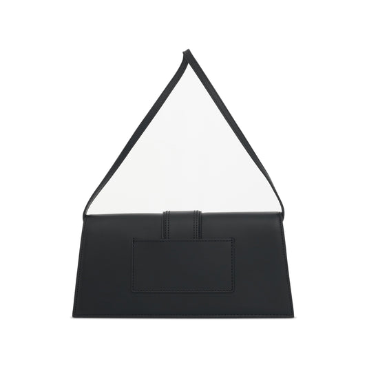 Le Bambino Long Leather Bag in Black