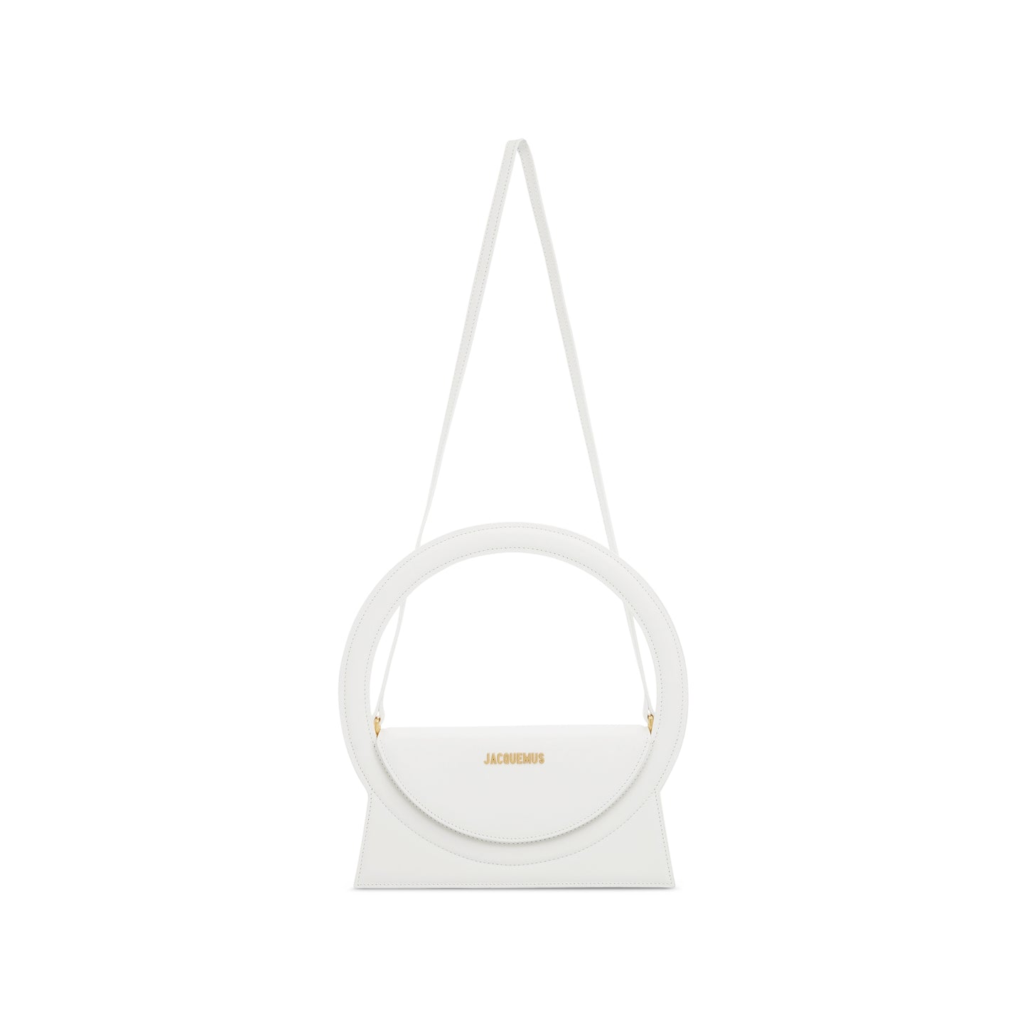 Le Sac Rond Circle Purse in White