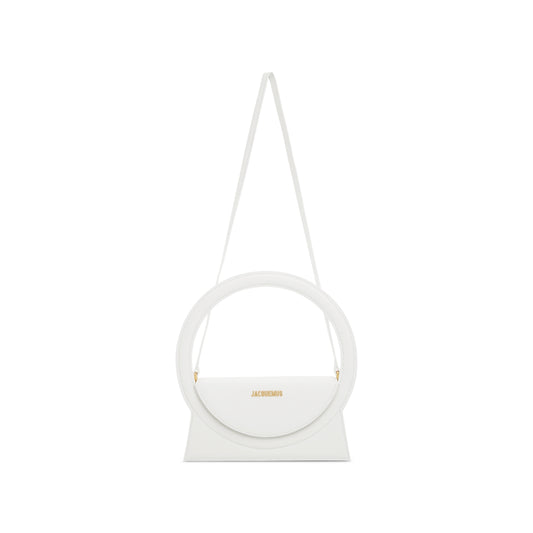 Le Sac Rond Circle Purse in White