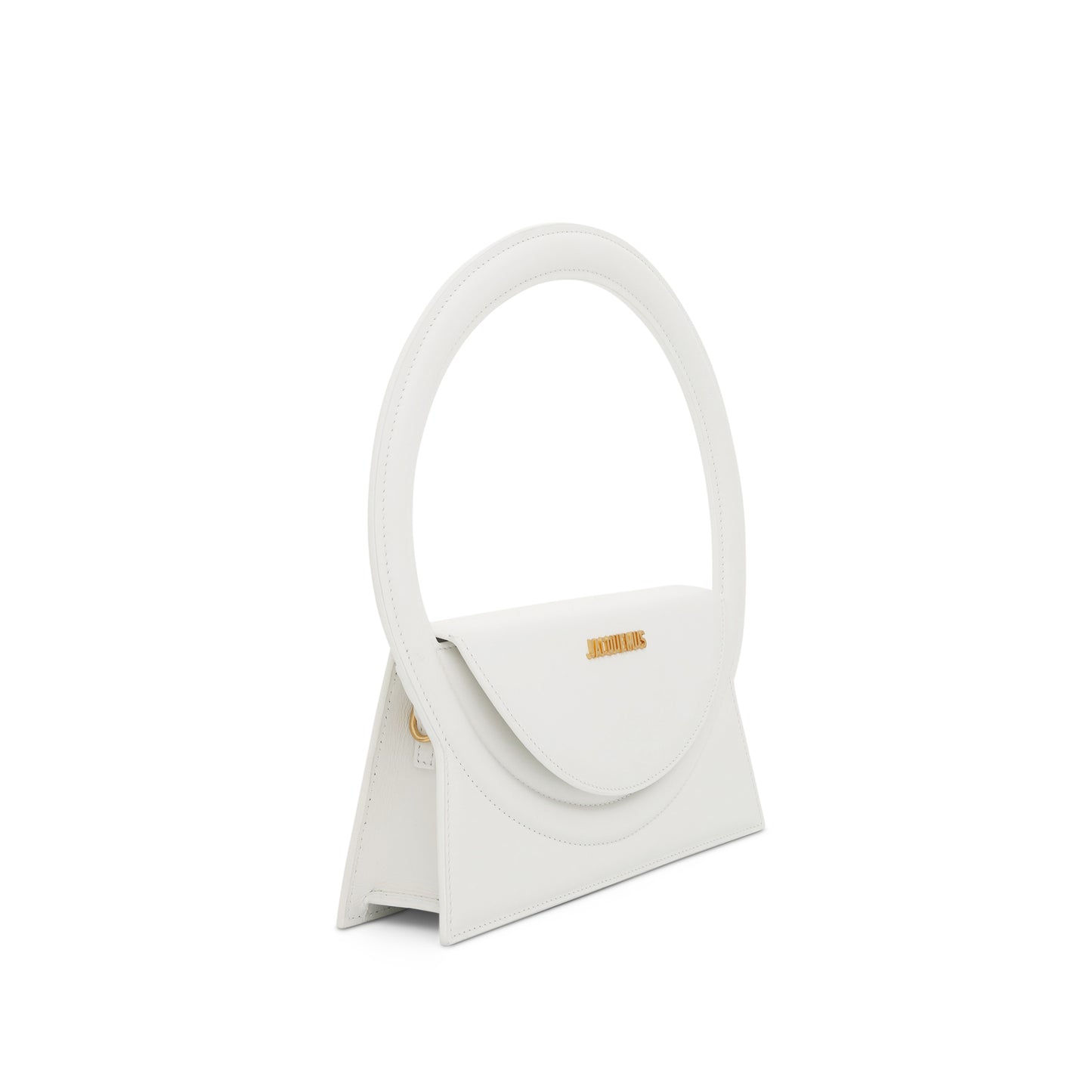 Le Sac Rond Circle Purse in White