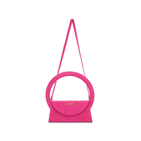 Le Sac Rond Circle Purse in Dark Pink