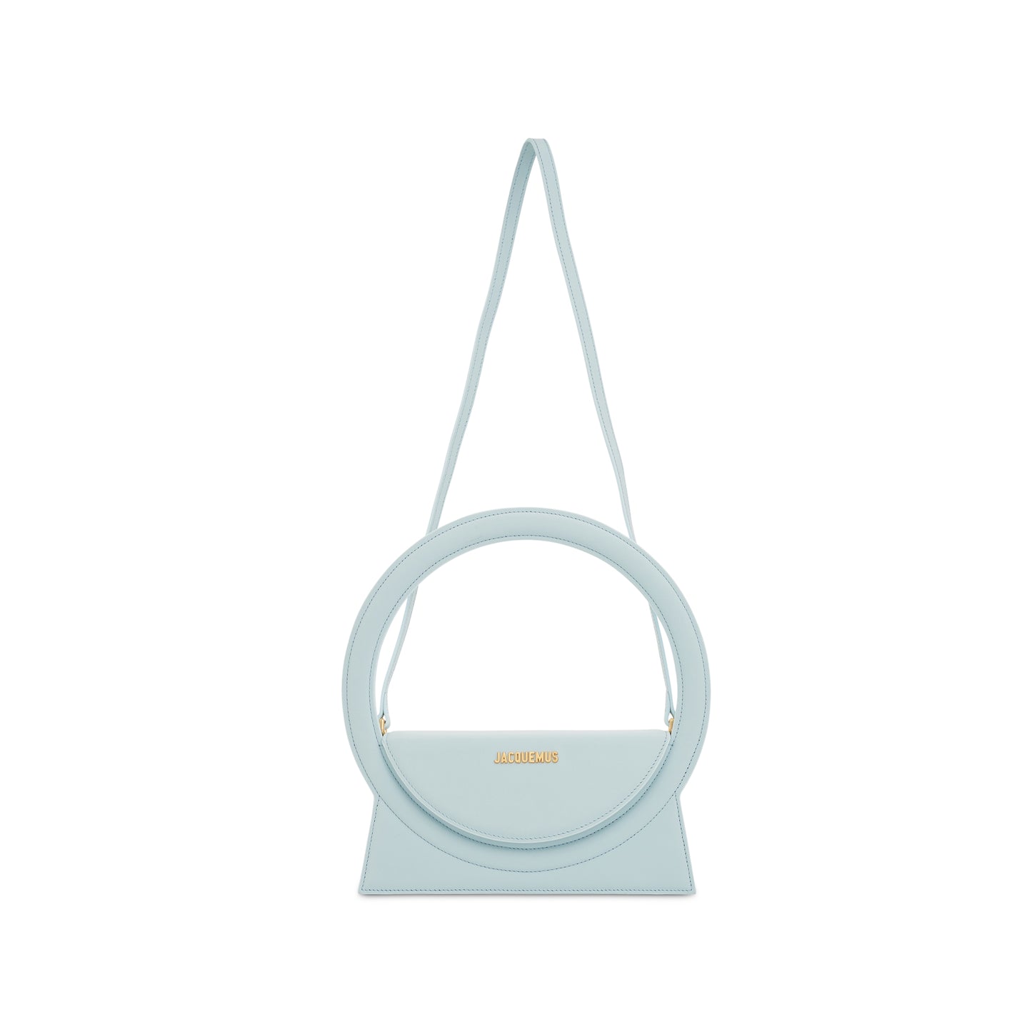 Le Sac Rond Circle Purse in Pale Blue