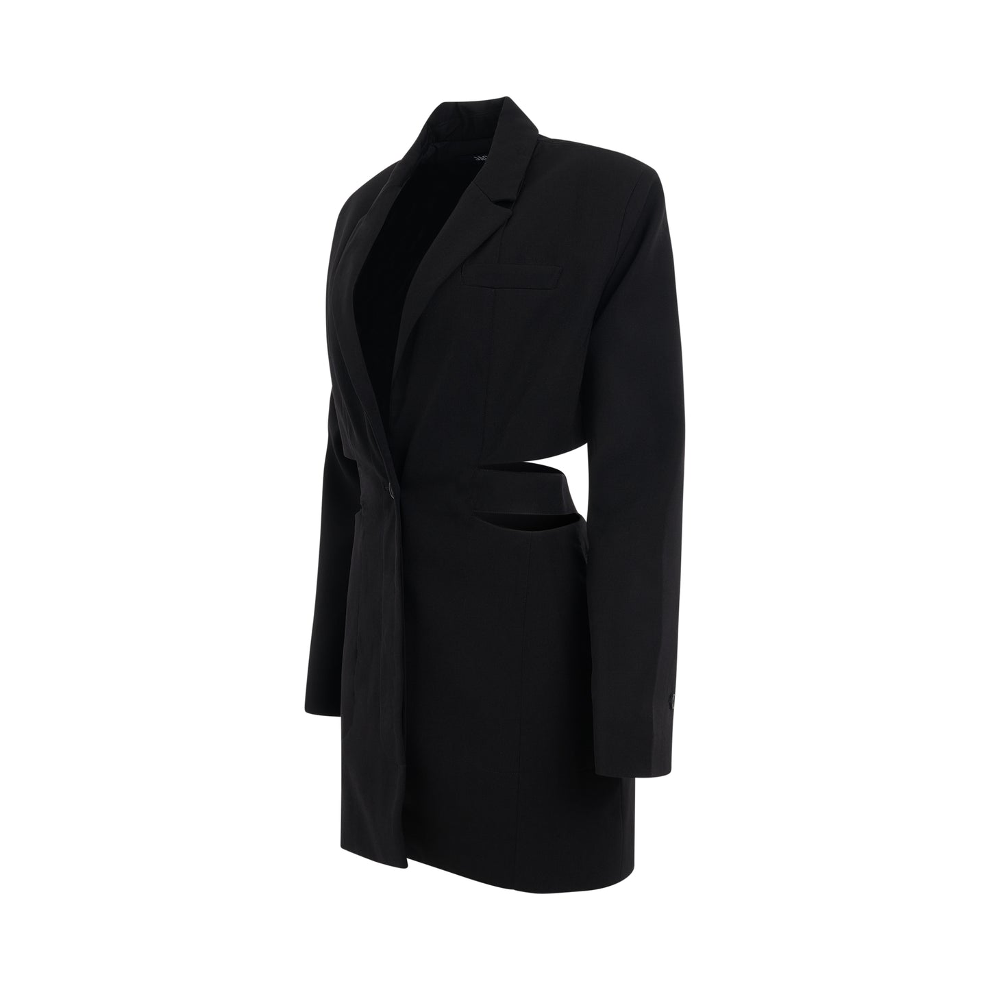 Bari Blazer Mini Dress in Black