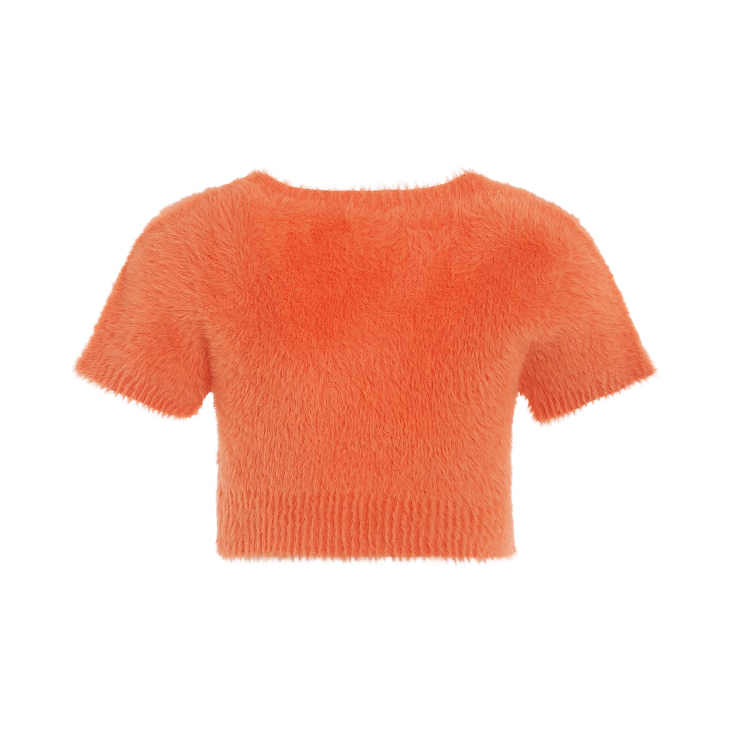 Neve Short Sleeved Charm Cardigan in Orange