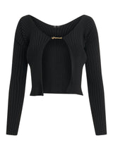 Pralu Longue Charm Cardigan in Black