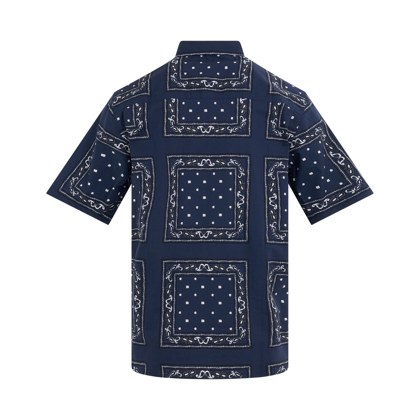 Melo Short Sleeve Shirt in Navy Paisley