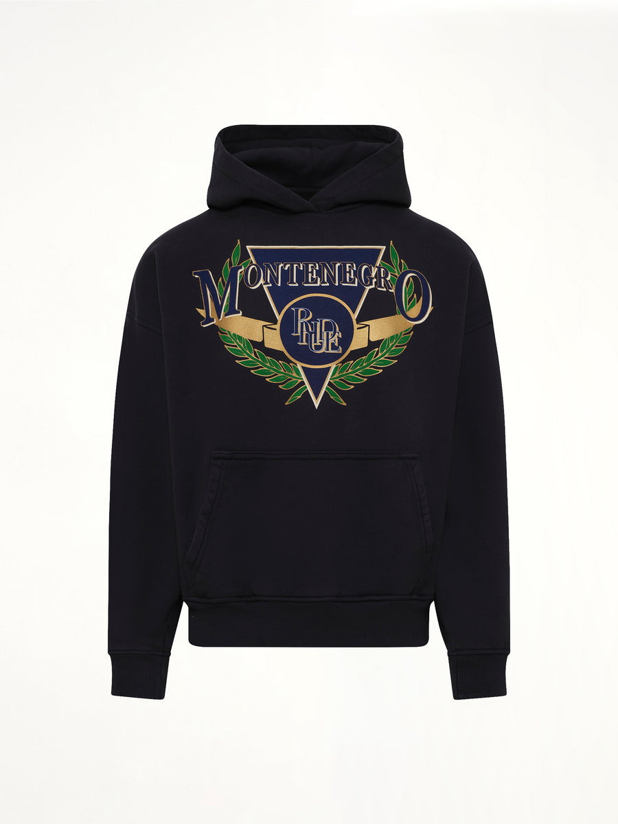 Montenegro Regatta Hoodie in Vintage Black/Navy