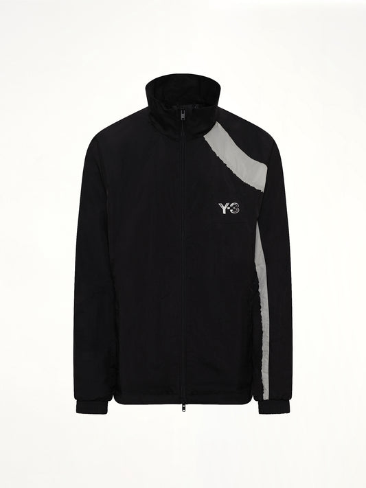 Reconstructed 3S Track Jacket in Black