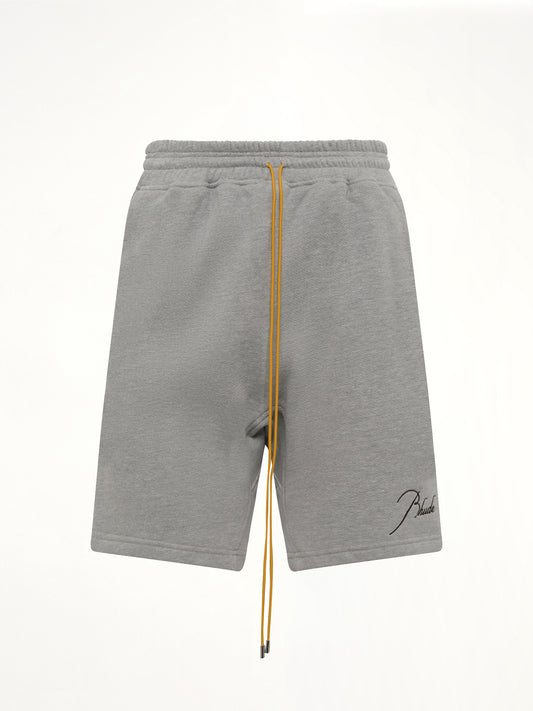 Classique Sweatshort in Heather Grey/Black