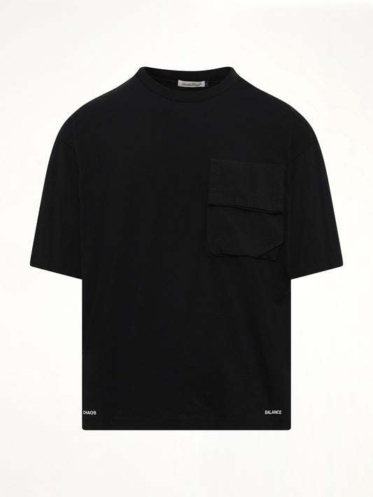 Chaos Balance Pocket T-Shirt in Black