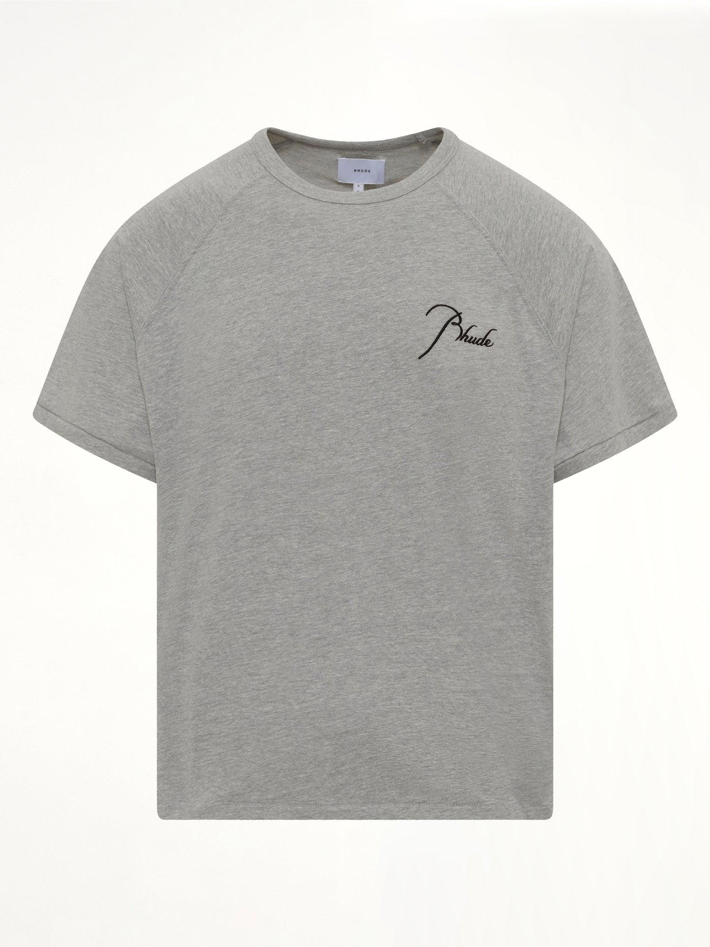 Classique Raglan T-Shirt in Heather Grey/Black