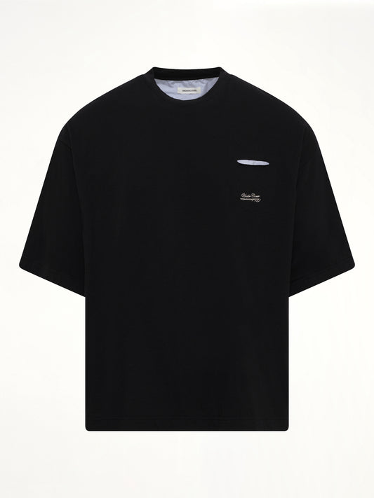 Combo Pocket T-Shirt in Black