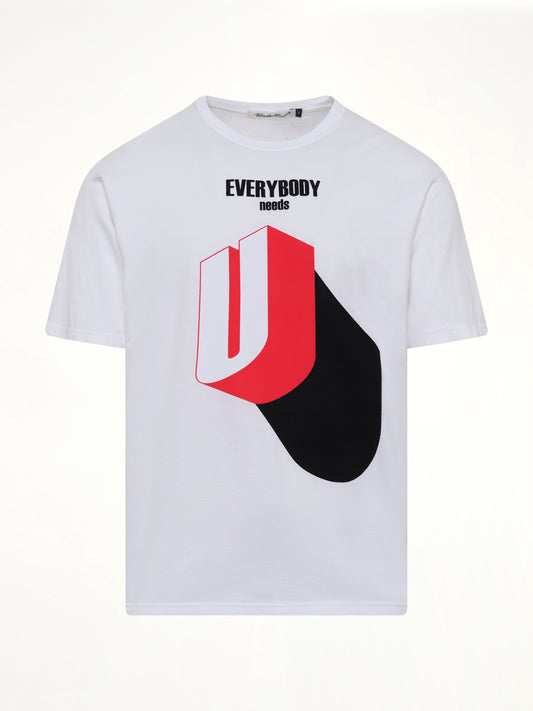 Everybody Needs U T-Shirt in White