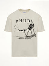 ヴィンテージホワイトのI Need A Getaway Tシャツ