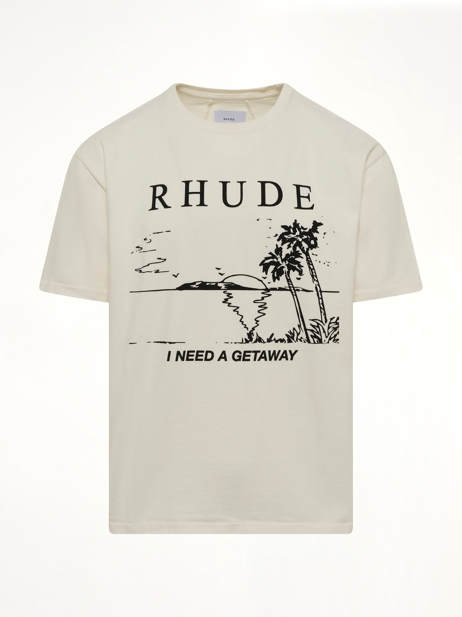 ヴィンテージホワイトのI Need A Getaway Tシャツ