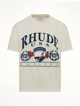 USA Sailing Icon T-Shirt in Vintage White