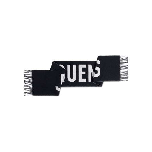 Fringe Logo Scarf in Black