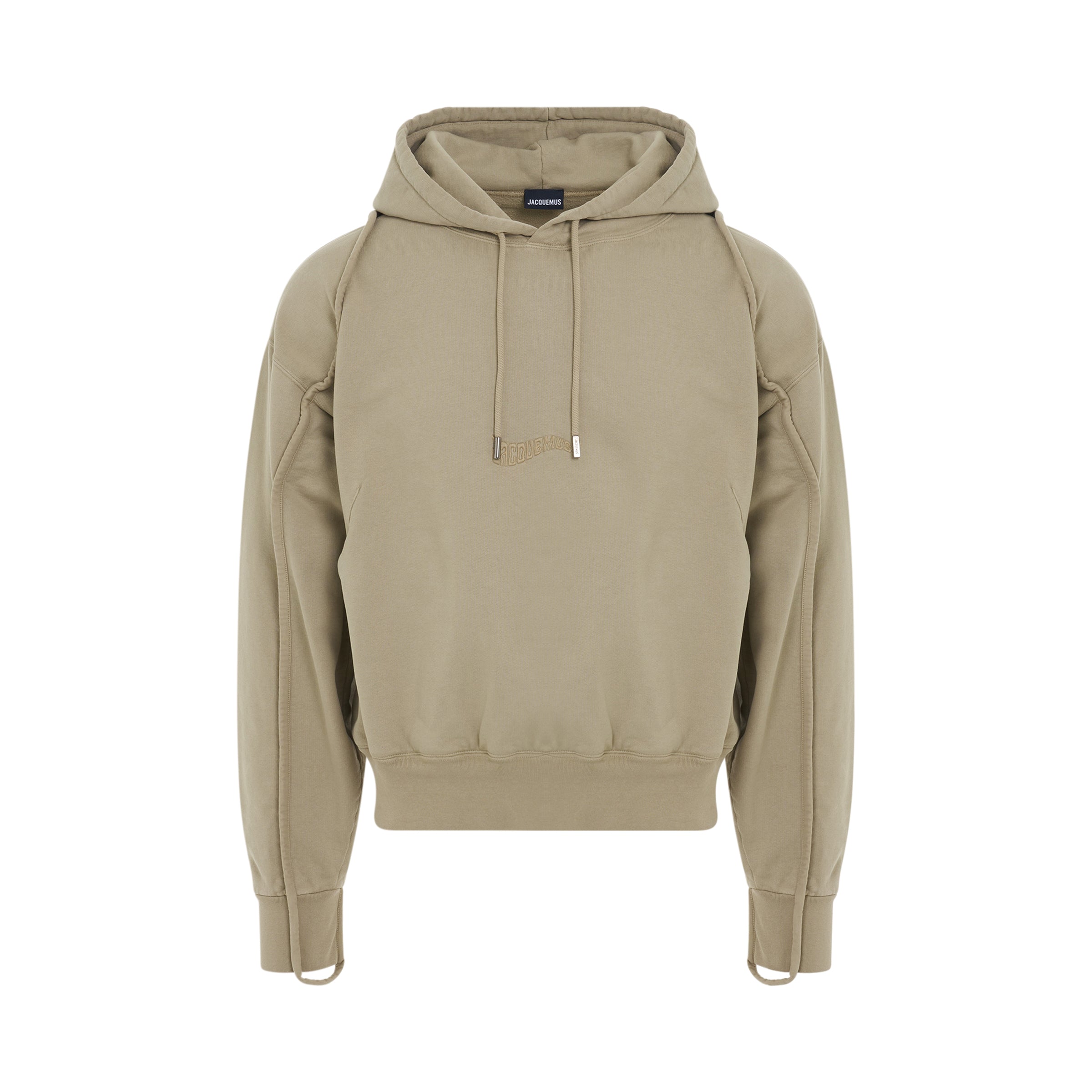 Camargue Clay Logo Hoodie in Beige