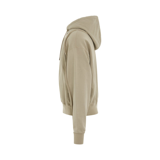 Camargue Clay Logo Hoodie in Beige