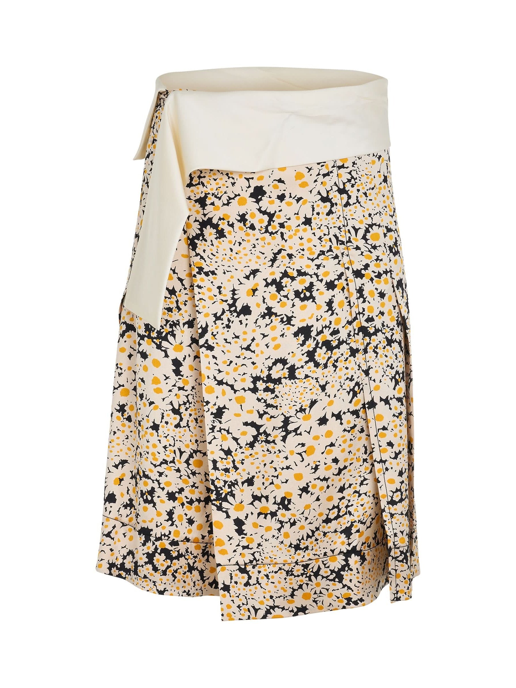 Daisy Print Skirt in Multicolor
