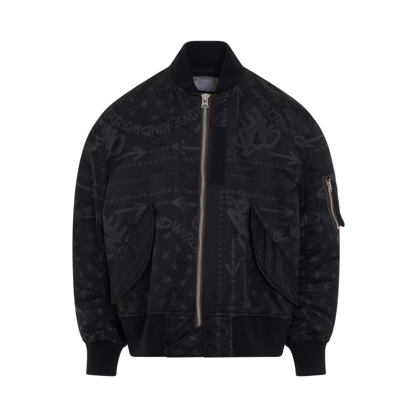 Eric Haze Bandana Print Blouson in Black