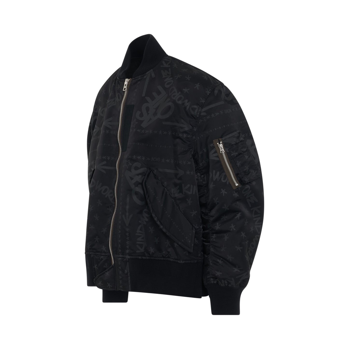 Eric Haze Bandana Print Blouson in Black