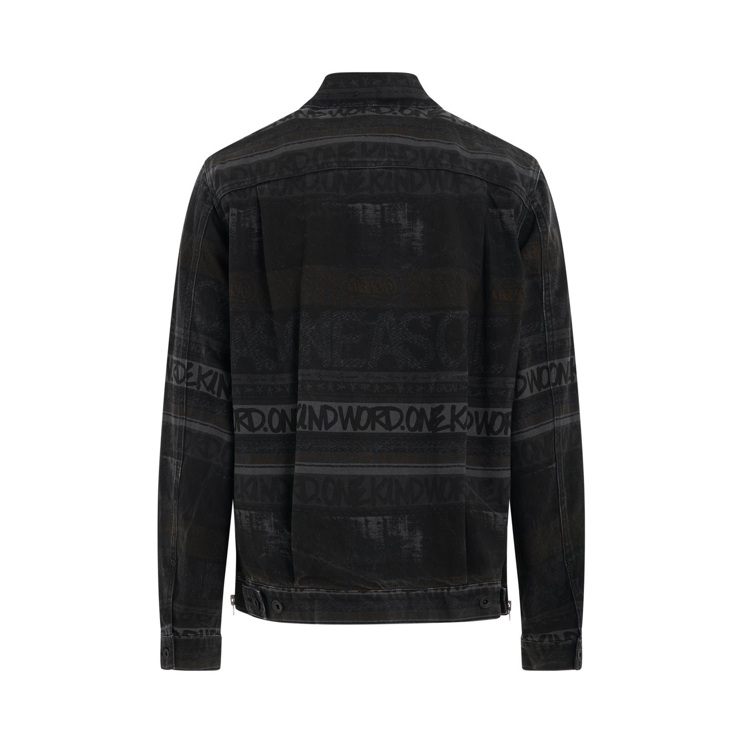 Eric Haze Denim Jacket in Black