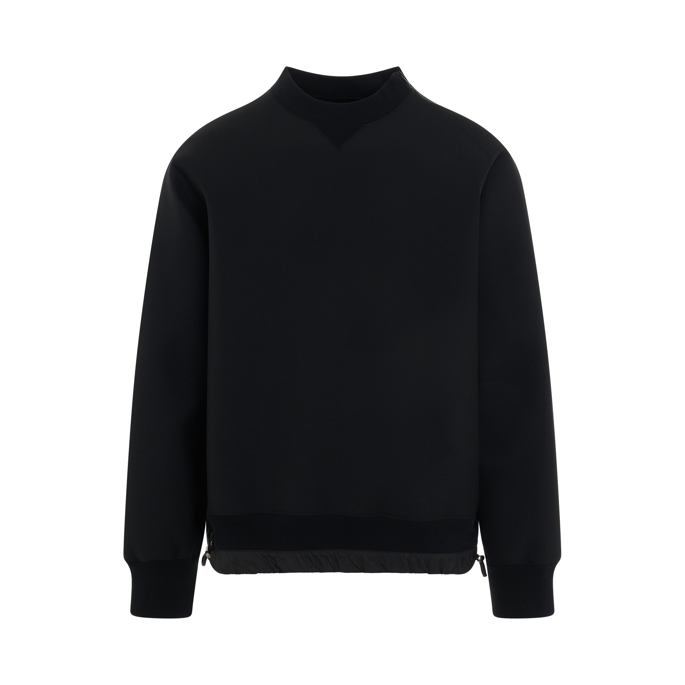 Suiting Bonding Pullover in Black