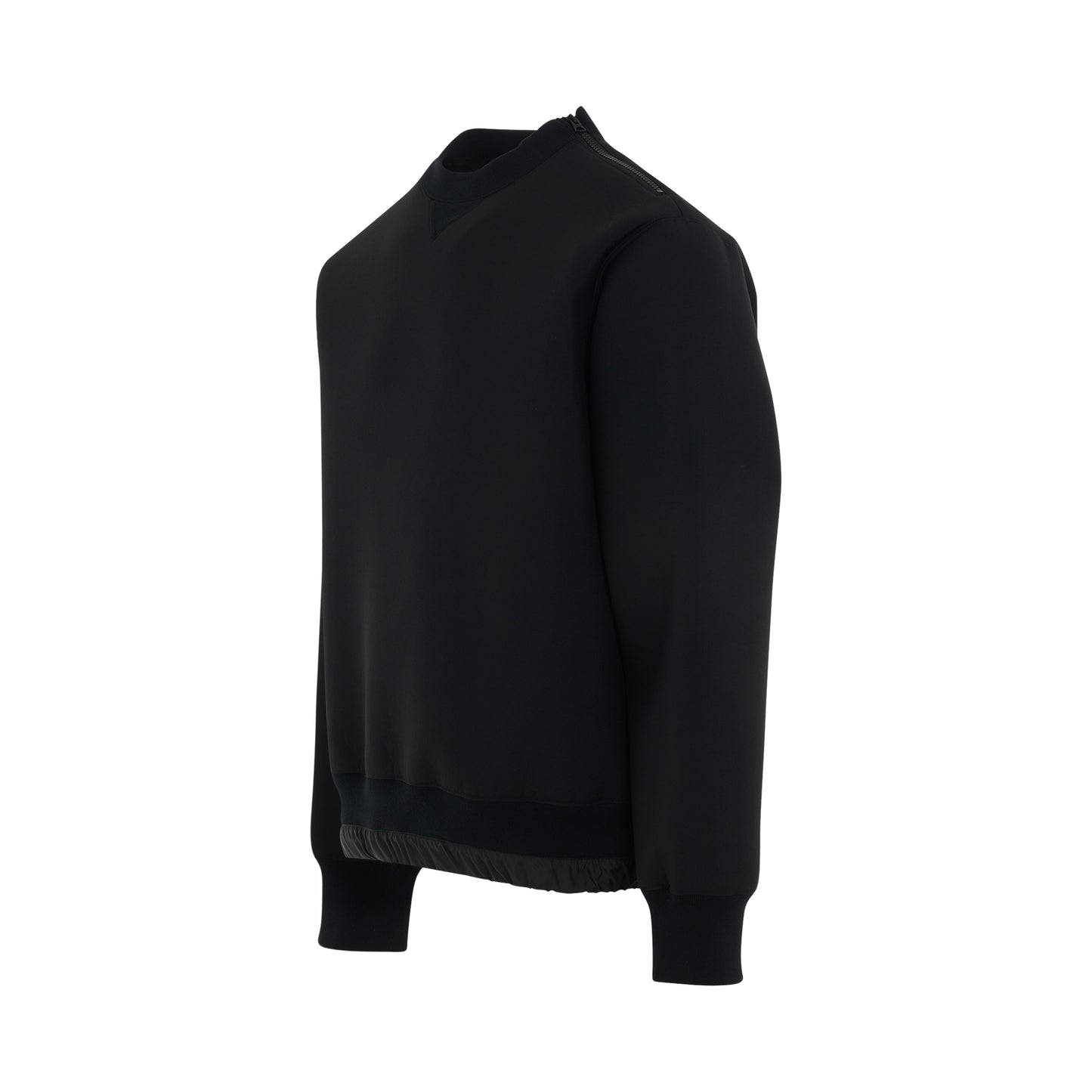 Suiting Bonding Pullover in Black