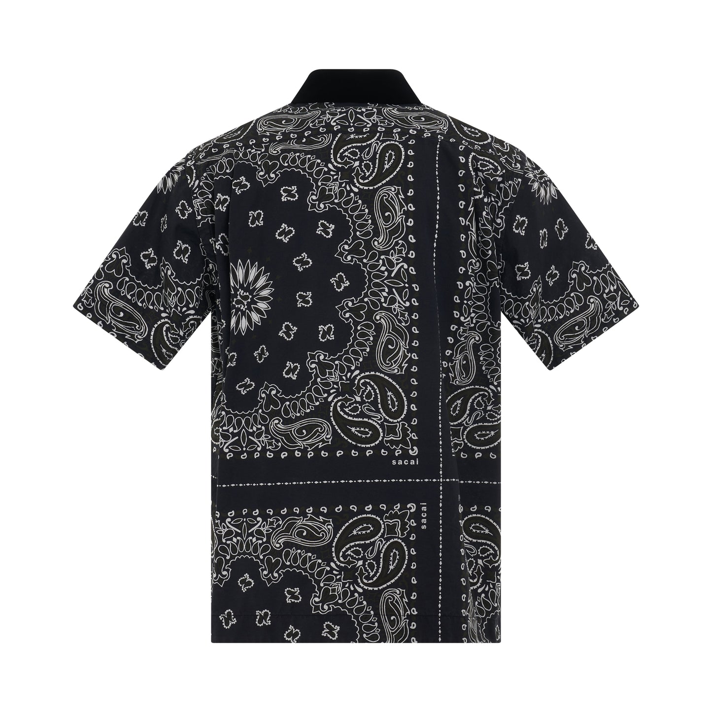 Bandana Print Shirt in Navy