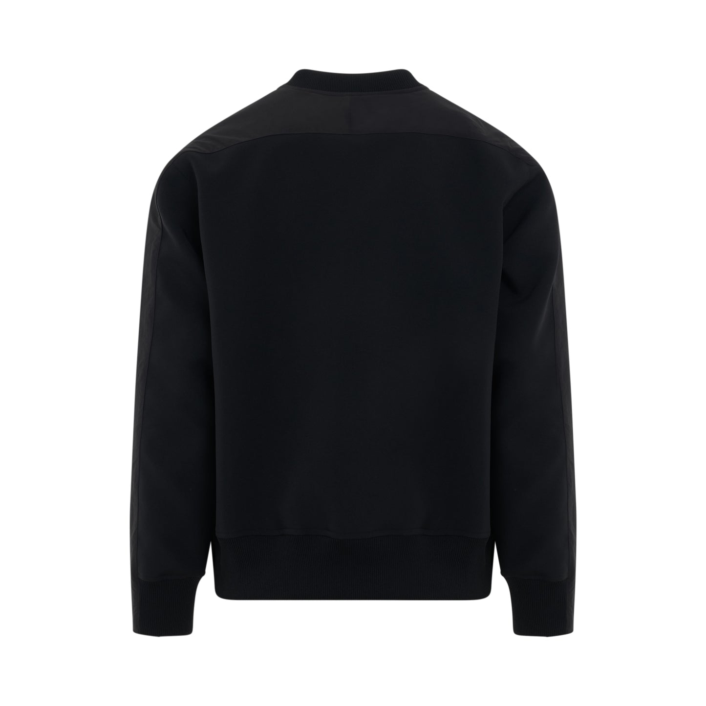 Technical Jersey Pullover in Black