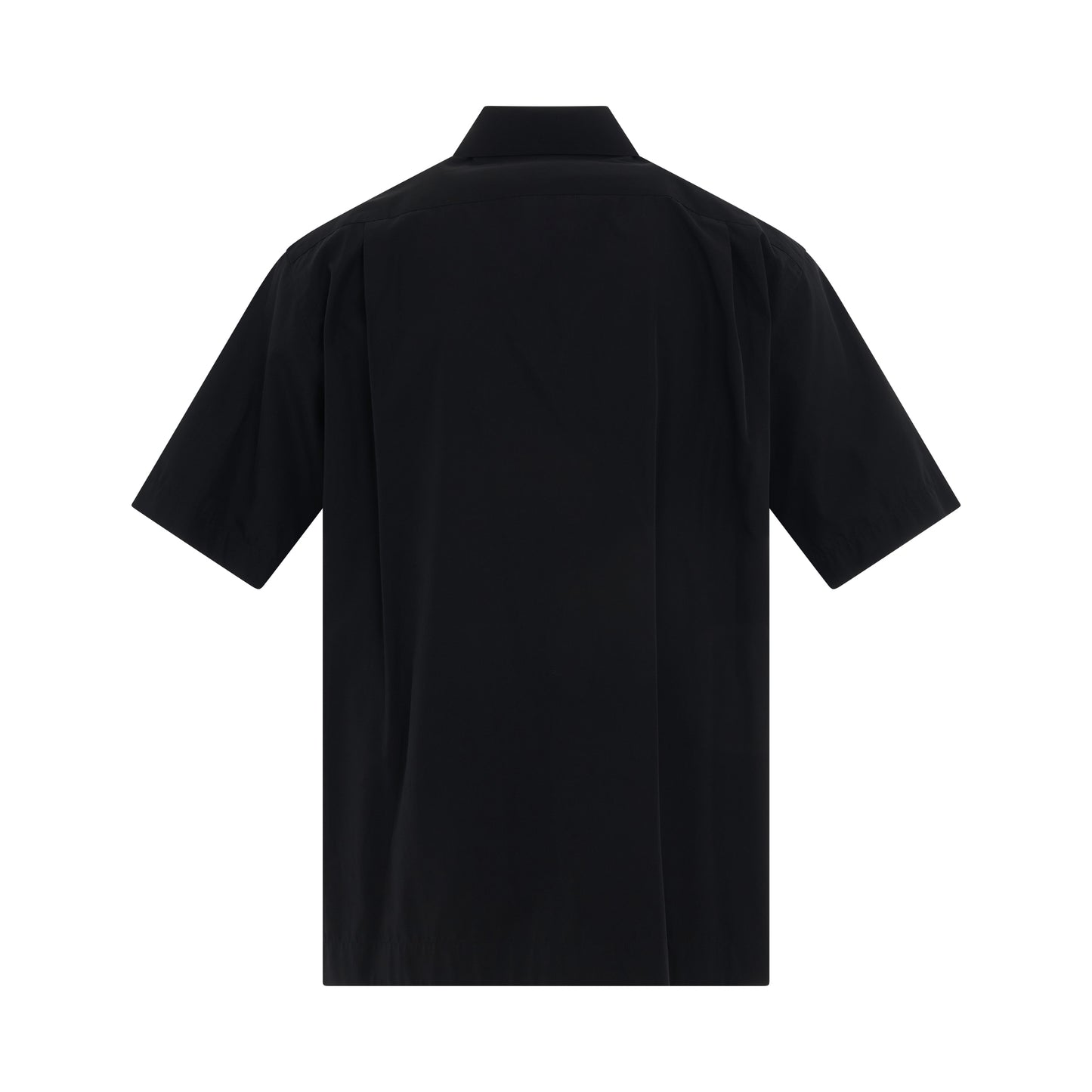 Thomas Mason Cotton Poplin Shirt in Black