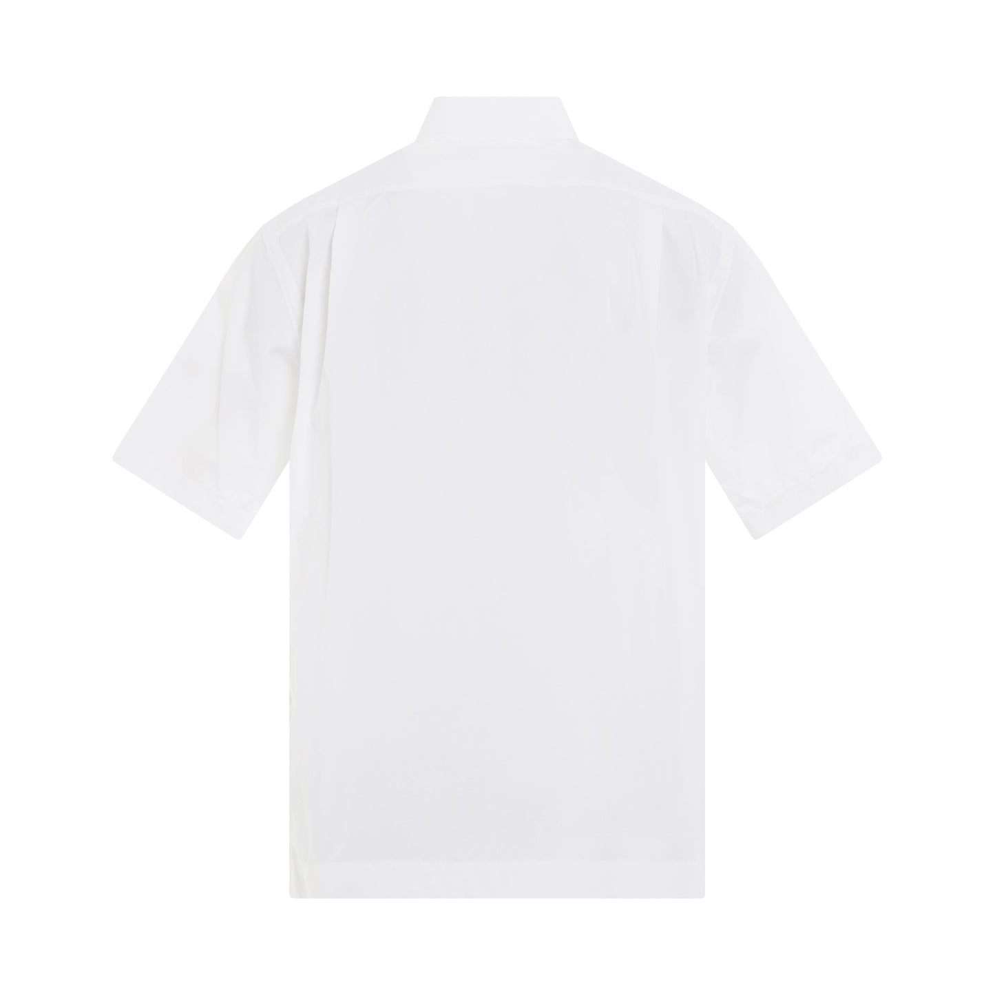 Thomas Mason Cotton Poplin Shirt in White