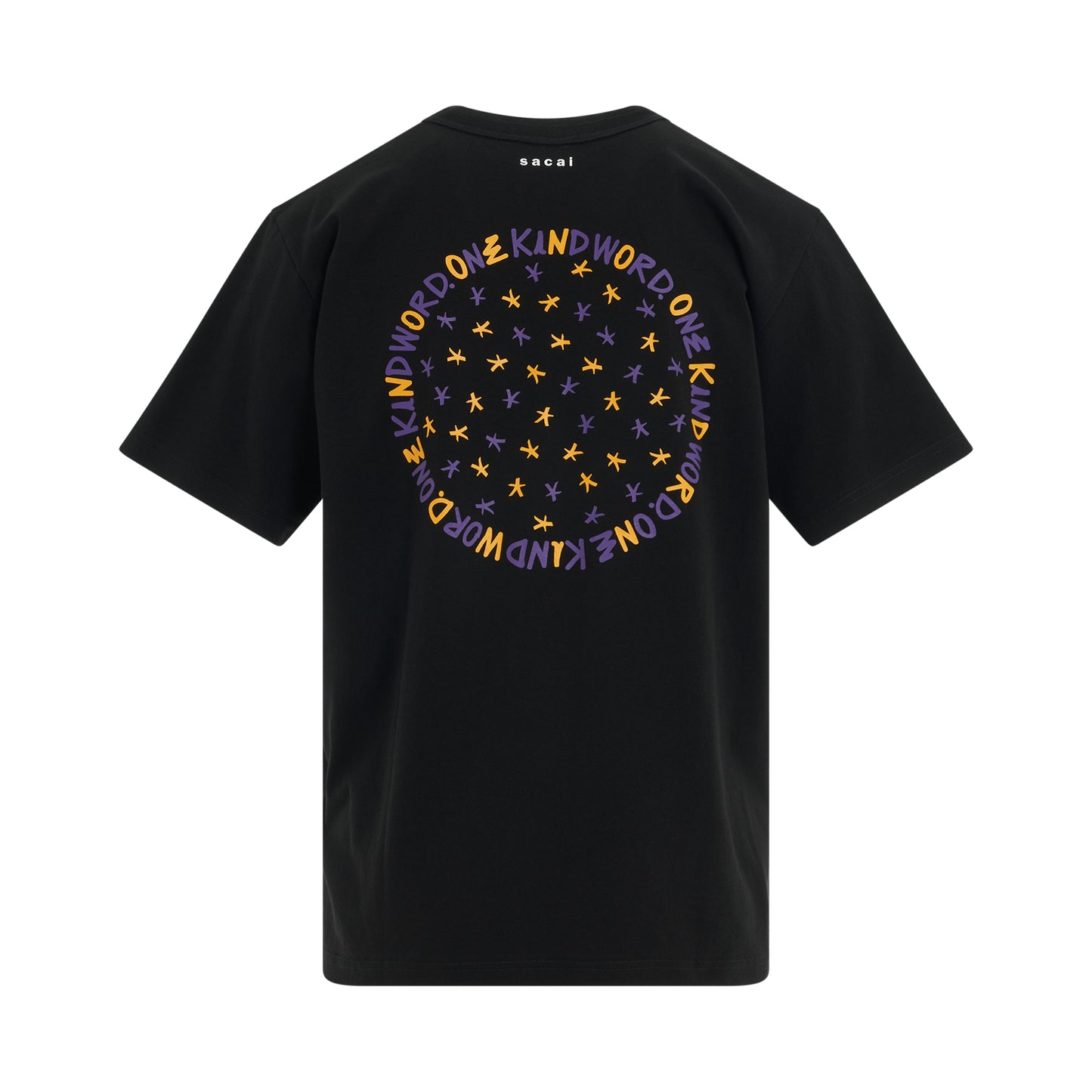 Eric Haze Circle Star T-Shirt in Black