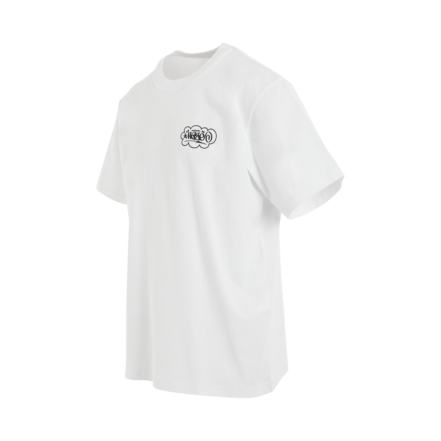 Eric Haze Circle Star T-Shirt in White