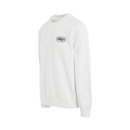 Eric Haze Onekindword Pullover in White